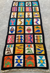 Vintage Traditional Handmade Tunisian Berber Kilim Floor Rug Carpet 187×83 cm