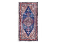 Pre 1930s Nagorno-Karabakh Wool Pile Armenian Area Rug 6’5”x14”