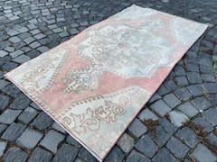 Turkish vintage rug, Carpet, Area rug, Vintage rug, Turkish rug 3,2 x 6,1 ft