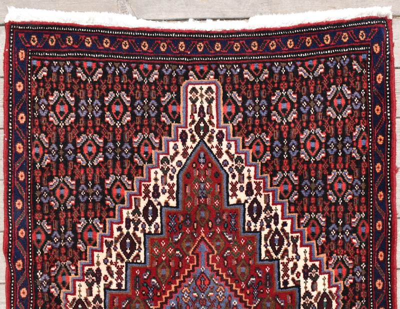 Turkish Rug 2x3 ft Vintage Wool Carpet 70x120cm Handwoven East Anatolian gallery