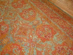 Antique Decorative Turkish Oushak Ushak Rug Palace Size 15’5”x23′