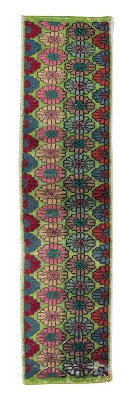 Turkish Runner,Vintage Style Runner,Oushak Rug,Floor Rug,Runner Rug, 1'4X6 feet gallery