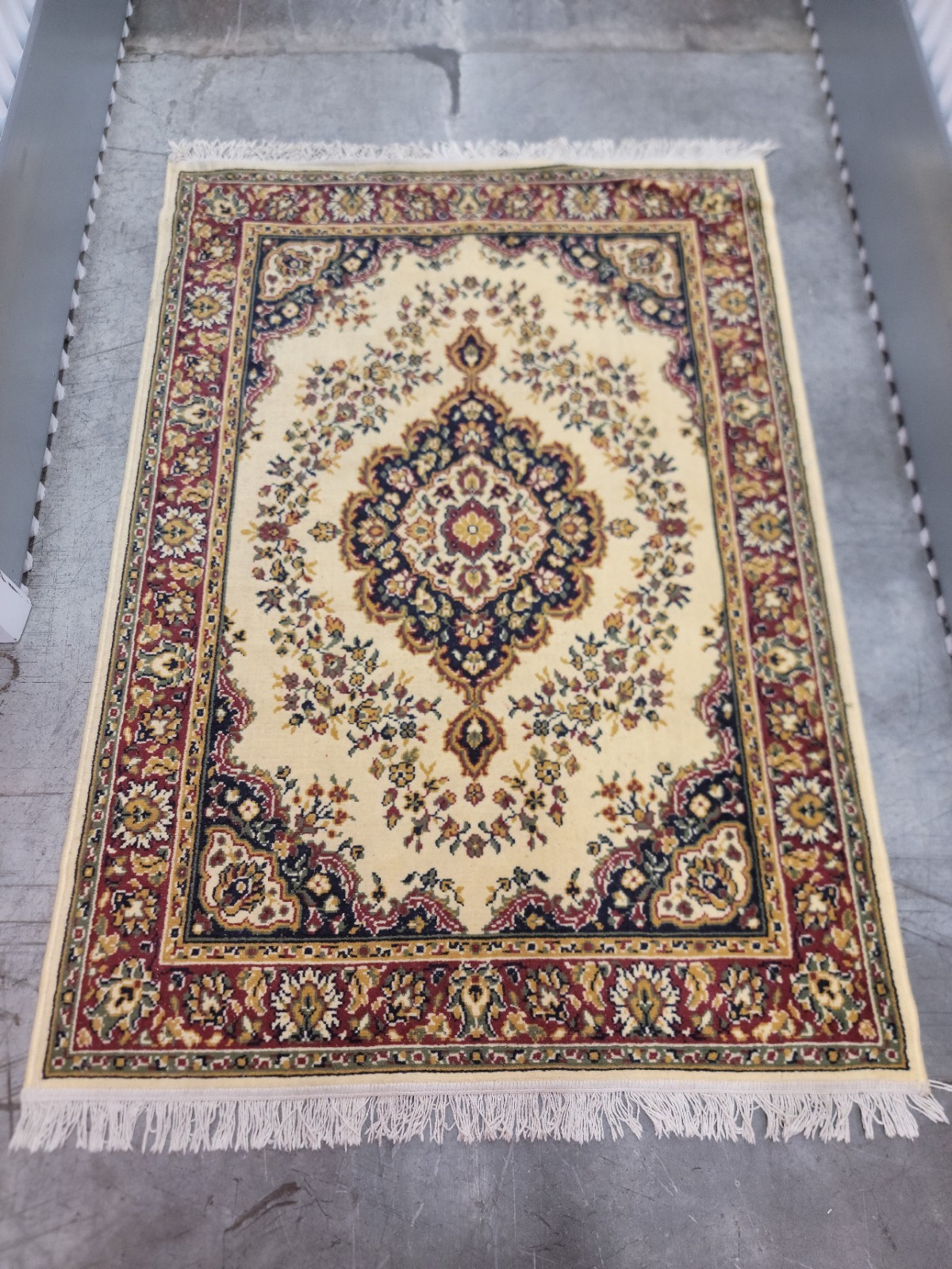 Belgium Power Loomed Rug 5 x 7 Heriz Pattern Vintage Carpet by NOVA gallery
