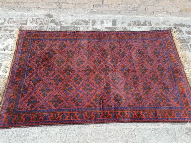 Baloch Rug 6'5"x3'10" ft Nomadic Afghan Baloch Rug Vintage/oriental wool rug gallery