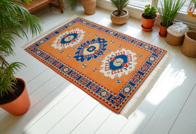 4 x 6 Rug, NEW Rug, Hand Made Rug Oushak Rug, Turkish Rug, Actual 3.7 x 5.6 gallery