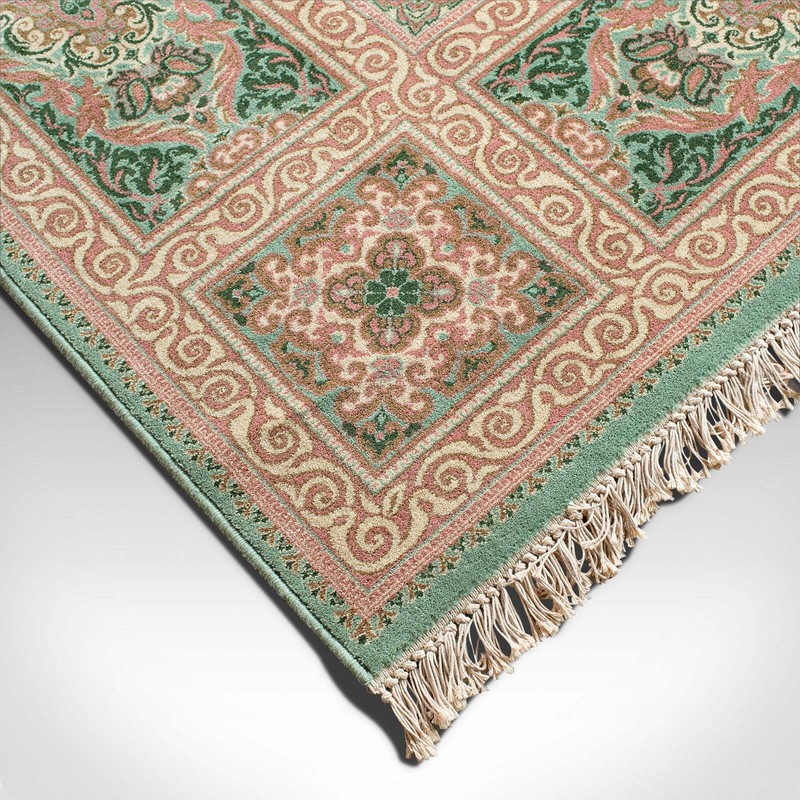 Very Large 16 Foot Vintage Keshan Rug, Room Sized, Decorative, Carpet gallery