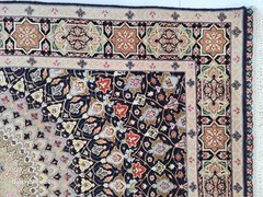 Exceptional Fine Handmade Genuine Middle Eastern Rug Gonbad Design