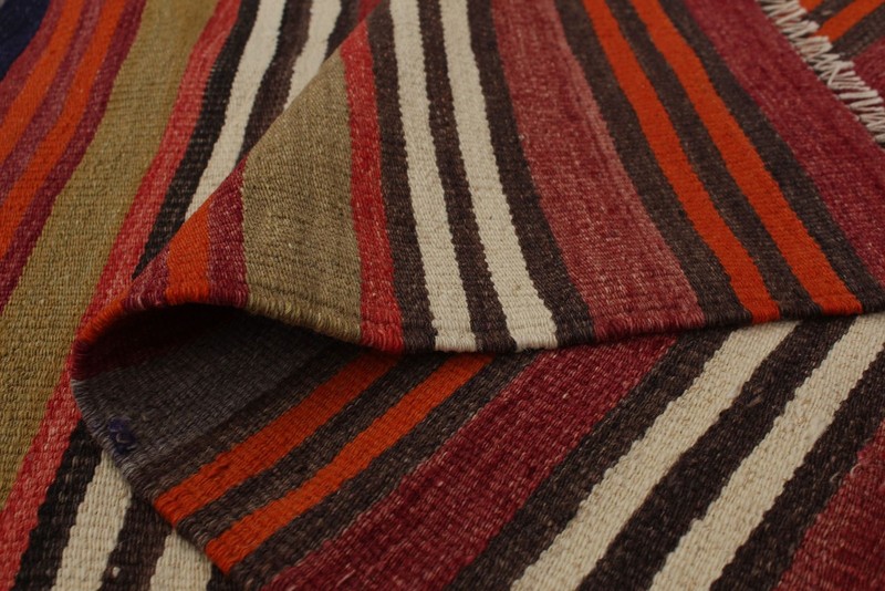 Vintage Hand Woven Area Rug 4'8" x 11'1" Traditional Wool Oriental Carpet gallery