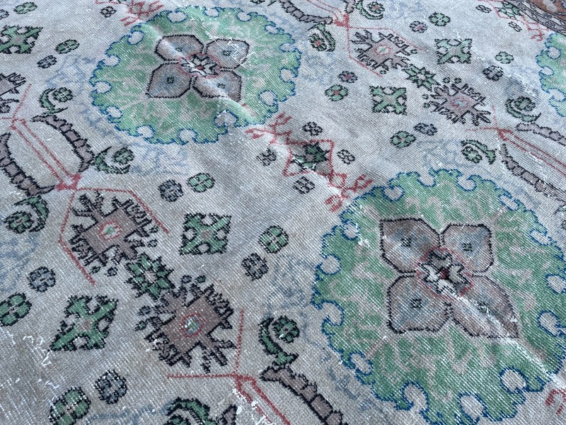 Bohemian Large Rug, Turkish Vintage Rug, Handmade Wool Rug, 6,5 x 10, ft gallery