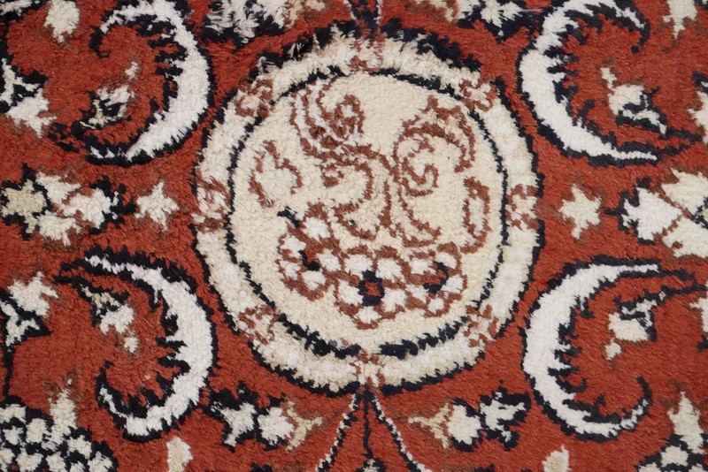 Medallion Traditional Large Rug 12x18 Oriental Handmade Floral Beige Silk Carpet gallery