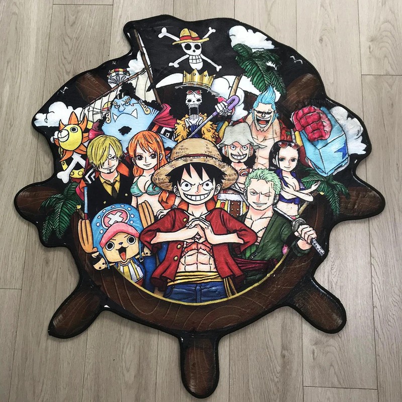 One Piece Rudder Design Anime Room Decor Carpets. Kitchen Bathroom Non-slip Mat gallery