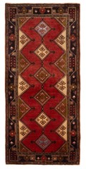 Vintage 3’1″ x 6’6″ Traditional Hand Knotted Vegetable Dye Wool Area Rug
