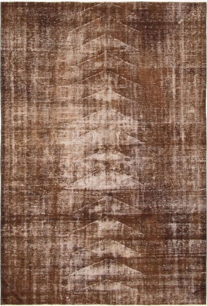 Vintage Hand-Knotted Area Rug 5'4" x 8'4" Traditional Oriental Wool Carpet