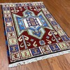 Handmade Indo Kazak Wool Rug 2' X 3' gallery