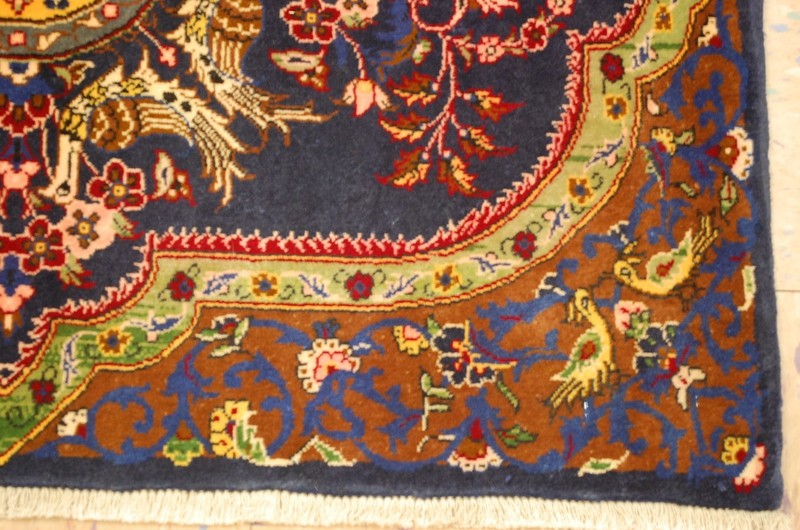 NATURAL WOOL Old Oriental Rugs,Hand Woven,knotted size Approximately 2'6" x 3'4" gallery