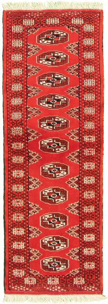 Vintage Hand-Knotted Area Rug 2'0" x 6'6" Traditional Wool Carpet