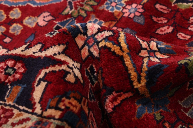 3'7" x 10'4" Vintage Hand-knotted Runner Rug Traditional Oriental Wool Carpet gallery