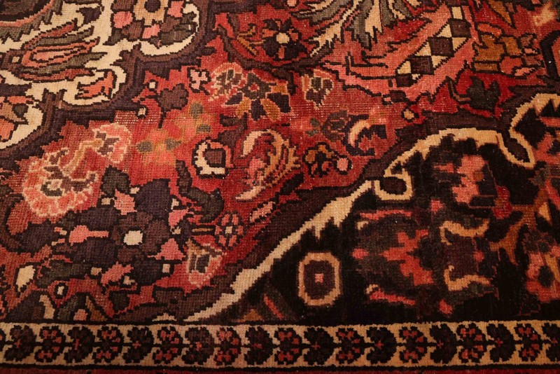 Vintage Traditional Hand-Knotted Area Rug 6'7" x 9'11" Oriental Wool Carpet gallery