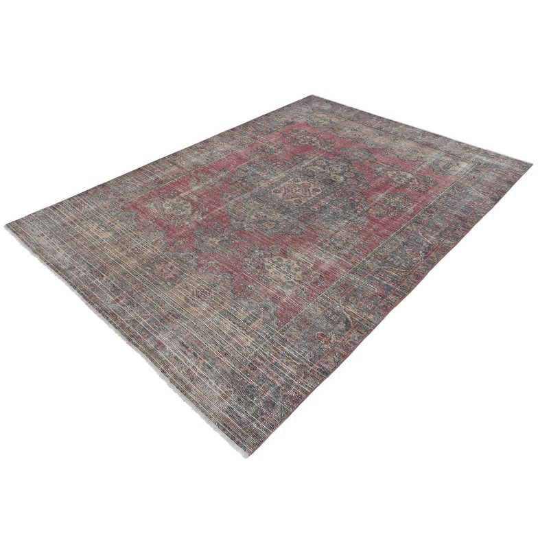6'7" x 9'3" Solenne East Vintage Hand-Knotted Wool Area Rug gallery