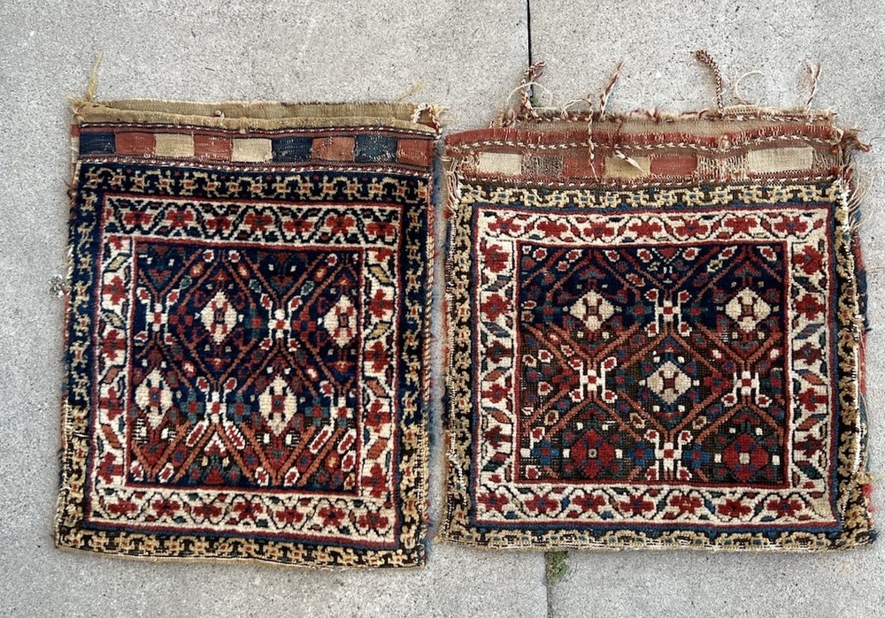 AN EXCEPTIONAL ANTIQUE Rug ARMENIAN CAUCASIAN SHAHSAVAN KHORJIN SADDLE BAG