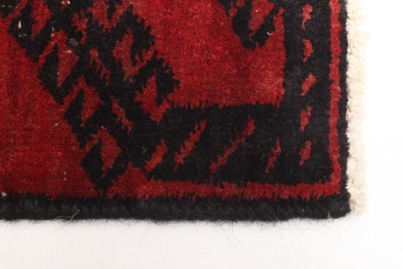 Vintage Hand-Knotted Area Rug 3'3" x 6'10" Traditional Oriental Wool Carpet gallery