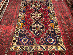 COLLECTORS’ ITEM Vintage Stunning Natural Vegetable Dye Kazak Carpet