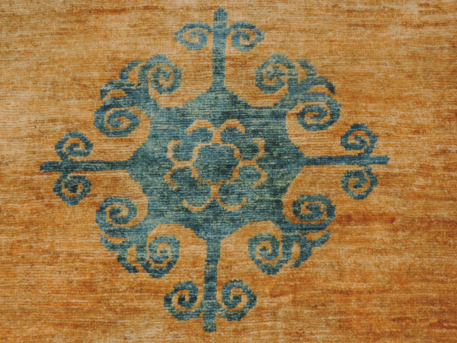 4x2ft. Handmade Afghan Chobi Wool Rug gallery