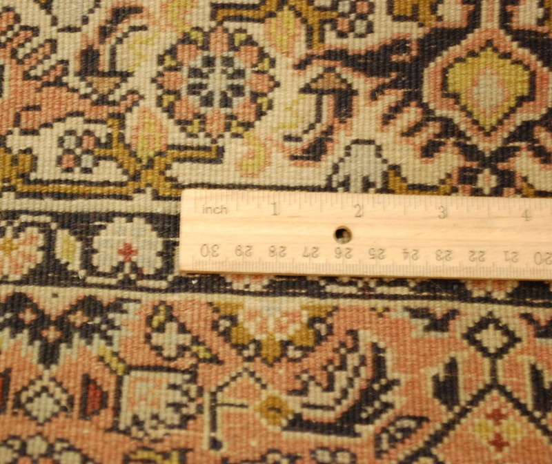 NATURAL WOOL Old Orintal Rugs, Hand Woven,knotted size Approximately 2'3" x 6'6" gallery