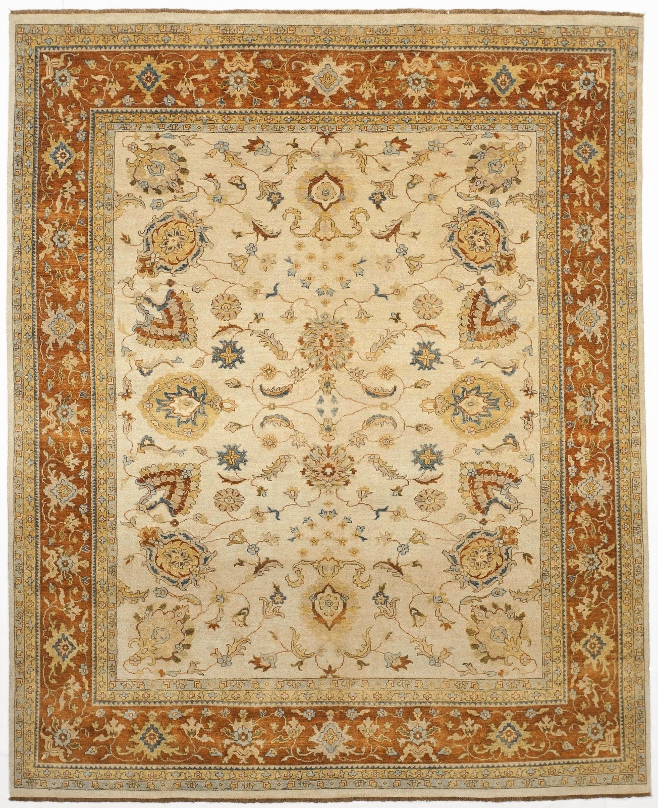 Hand Knotted Antique Revival Indian Rug gallery