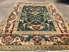 VINTAGE MODERN TIBETAN RUG BY TUFENKIAN WOOL PILE