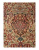 Beige Antique Hand-Knotted Wool Rug 4'4"x 6'7" gallery