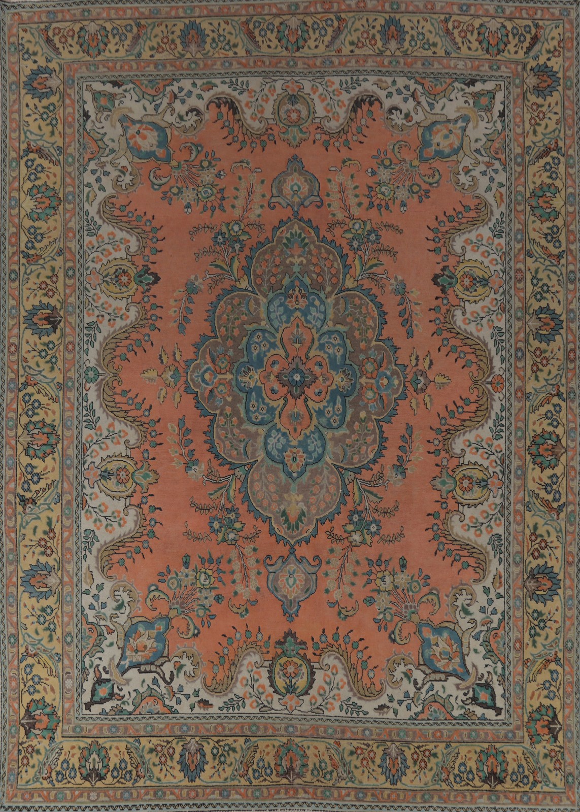 Vintage Handmade Room Size Area Rug 10x13 Traditional Over-Dyed Wool Carpet gallery