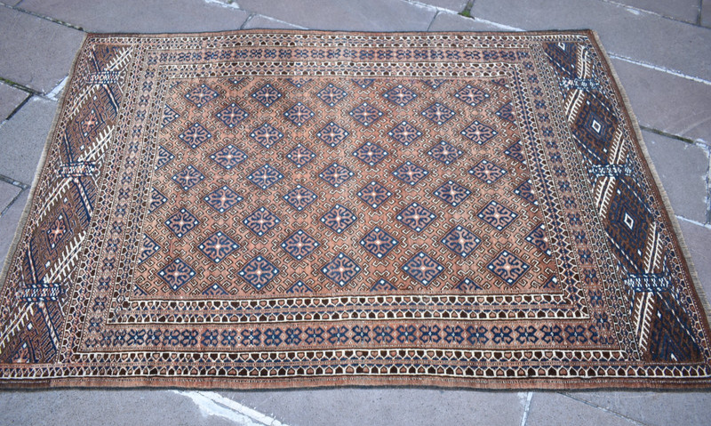 Antique Tribal Ensi Rug 49'' x 71'' Collector Item Ensi Rug Natural Dye Wool Rug gallery