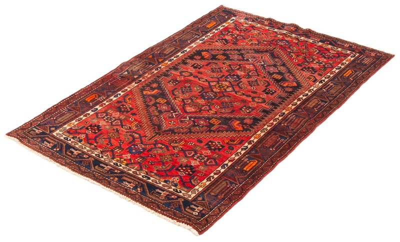 Traditional Vintage Hand-Knotted Area Rug 4'3" x 6'7" Oriental Wool Carpet gallery