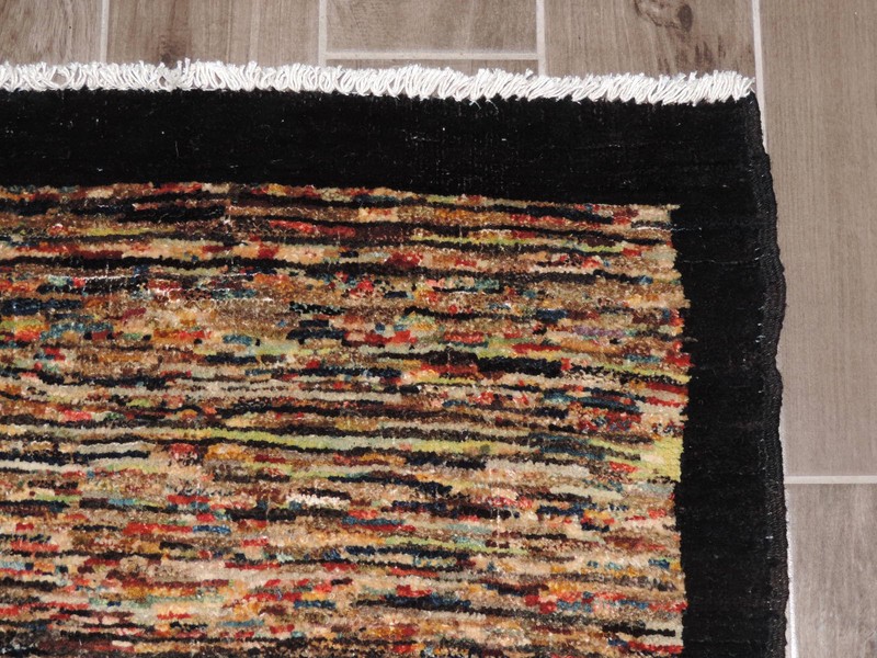 6x3ft. Handmade Veg Afghan Chobi Wool Runner gallery