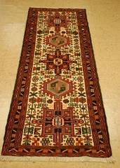 NATURAL WOOL Old Oriental Rugs,Hand Woven,knotted size Approximately2’4″ × 6’10”