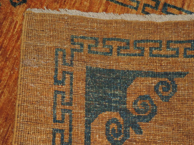 4x2ft. Handmade Afghan Chobi Wool Rug gallery
