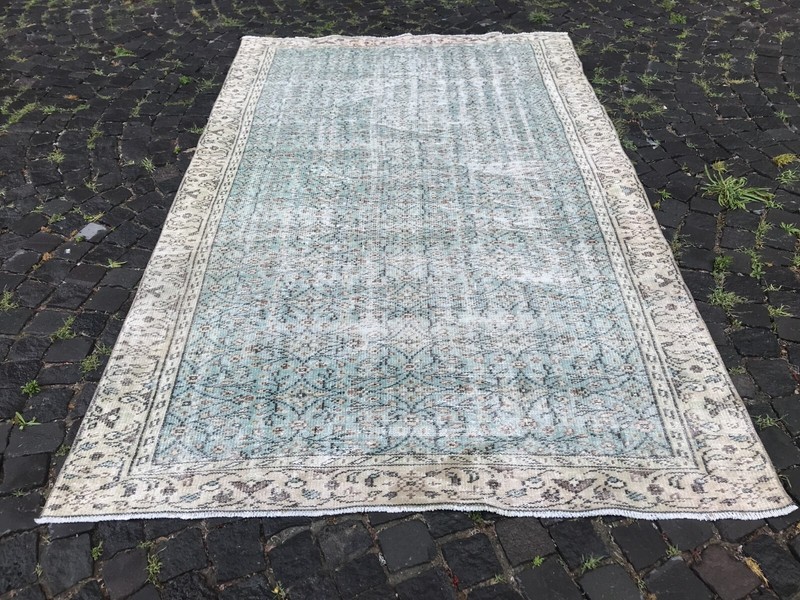 Handmade Rug Turkish Area Rug Vintage Rug Oushak Rug Antique Rug Bohemian Rug gallery