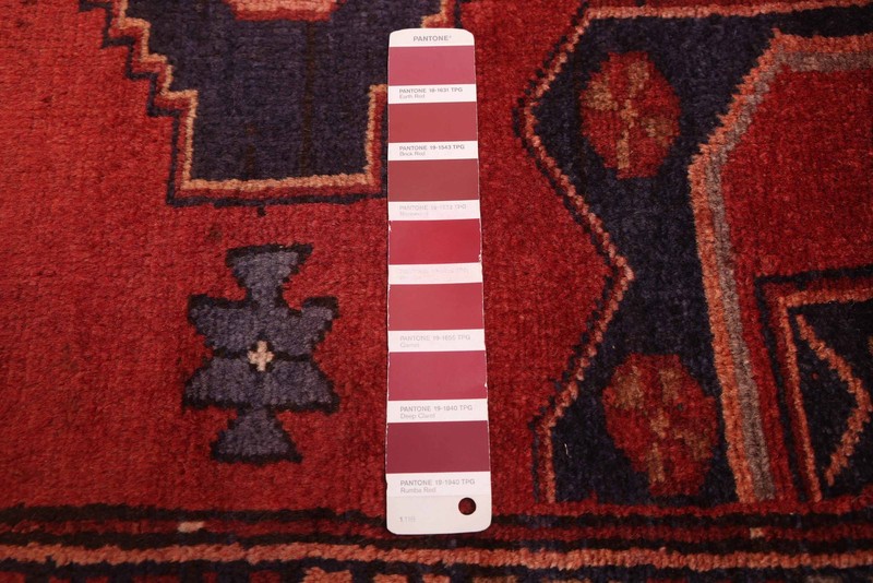 3'6" x 9'8" Vintage Hand-knotted Runner Rug Traditional Oriental Wool Carpet gallery
