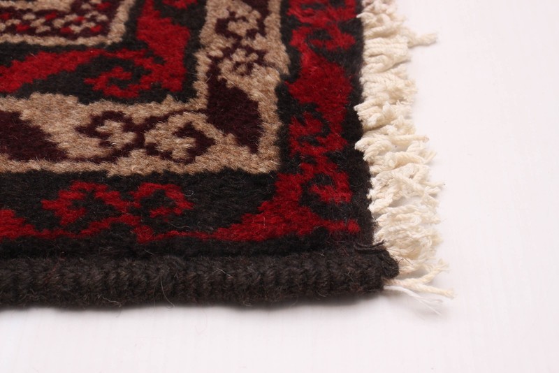 Vintage 3'6" x 5'11" Traditional Hand Knotted Vegetable Dye Wool Area Rug gallery