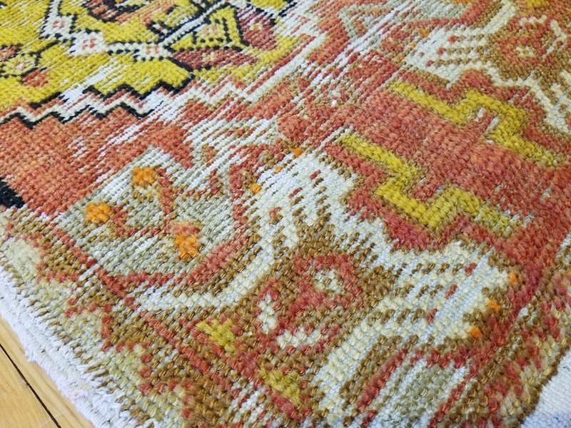 Vintage 1950-1960s Natural Dyed Wool Pile, Tribal Rug 1’5”x 2’11” gallery