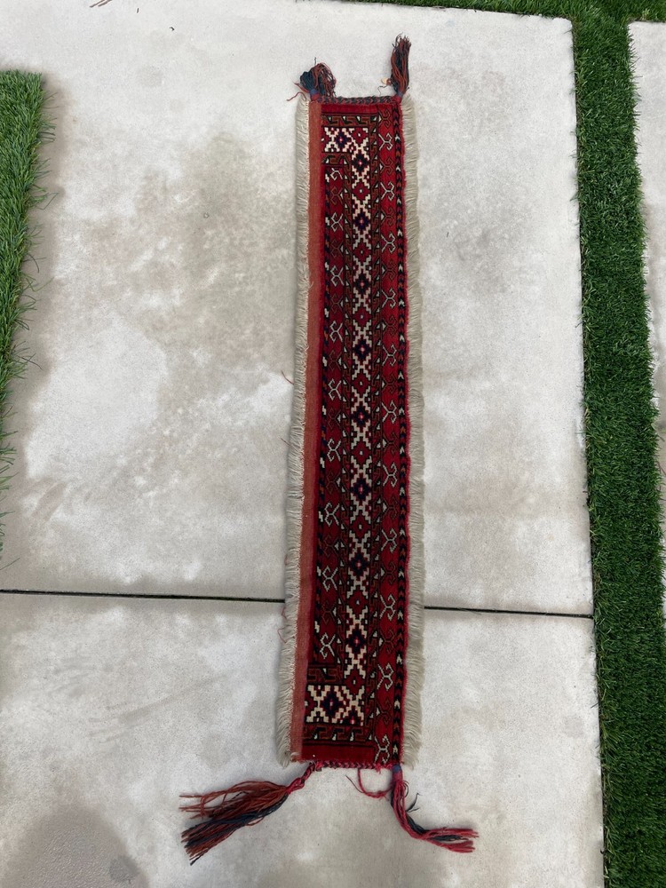 Antique Unique Russian Bokhara Rug Approx 5 in x 4 ft Handmade