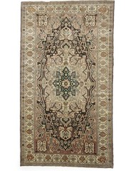 Handmade Semi-Antique Wool Rug Traditional Floral Style Decor Carpet 5’5X9’7 ft