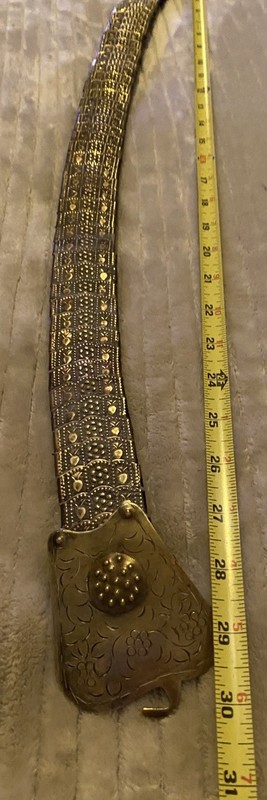 Vintage Ottoman Turkish Bridal Ceremonial Belt Late 19 Century Early 20th Balkan gallery