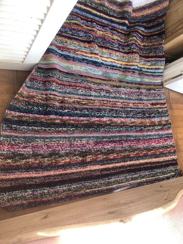 Vintage Handmade Colorful Square Folk Art Farmhouse Cabin Wool Area Rug 64 By 57 gallery