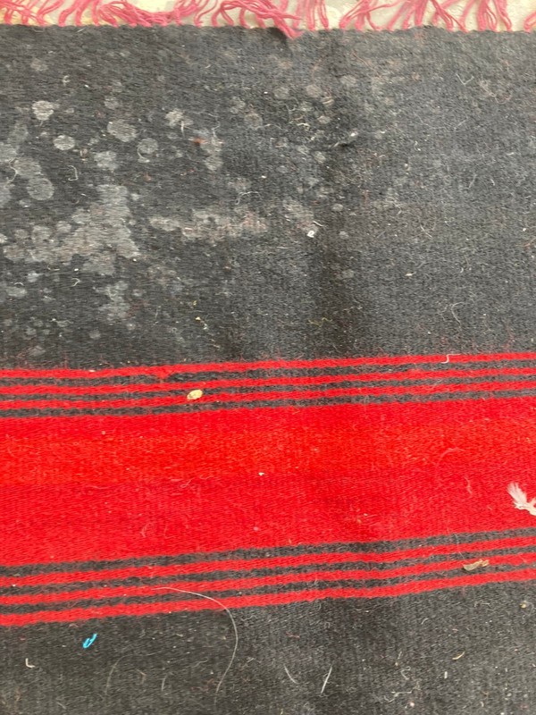 Vintage Traditional Handmade Turkish Striped Wool Kilim Floor Rug 228x54 cm gallery
