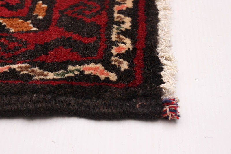Vintage Red Traditional 3'3" x 6'0" Hand-Knotted Oriental Wool Area Rug gallery