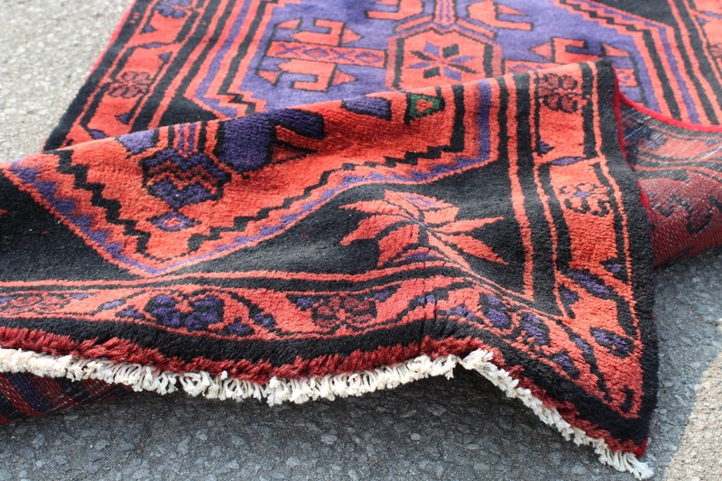 Tribal Vintage Colorful Afghan 2' 10" x 6' 12" Pink Handmade Area Rug gallery