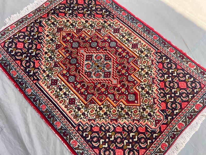 2'5 x 3'5 Vintage Turkish Caucasian Medallion Rug Tribal Geometric Accent Carpet gallery