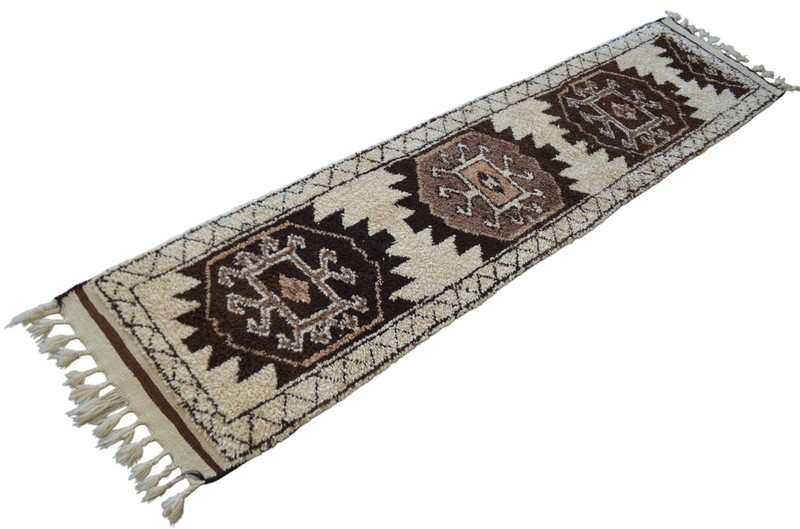 3x15 Runner Hand Made Turkish Rug Extra Long Hallway Rug Kitchen Decor - NO DYES gallery